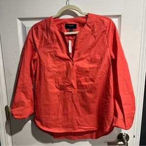 NWT Banana Republic Factory Women's Coral Top